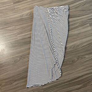 Caribbean Queen asymmetric striped skirt, medium (WA-1551)